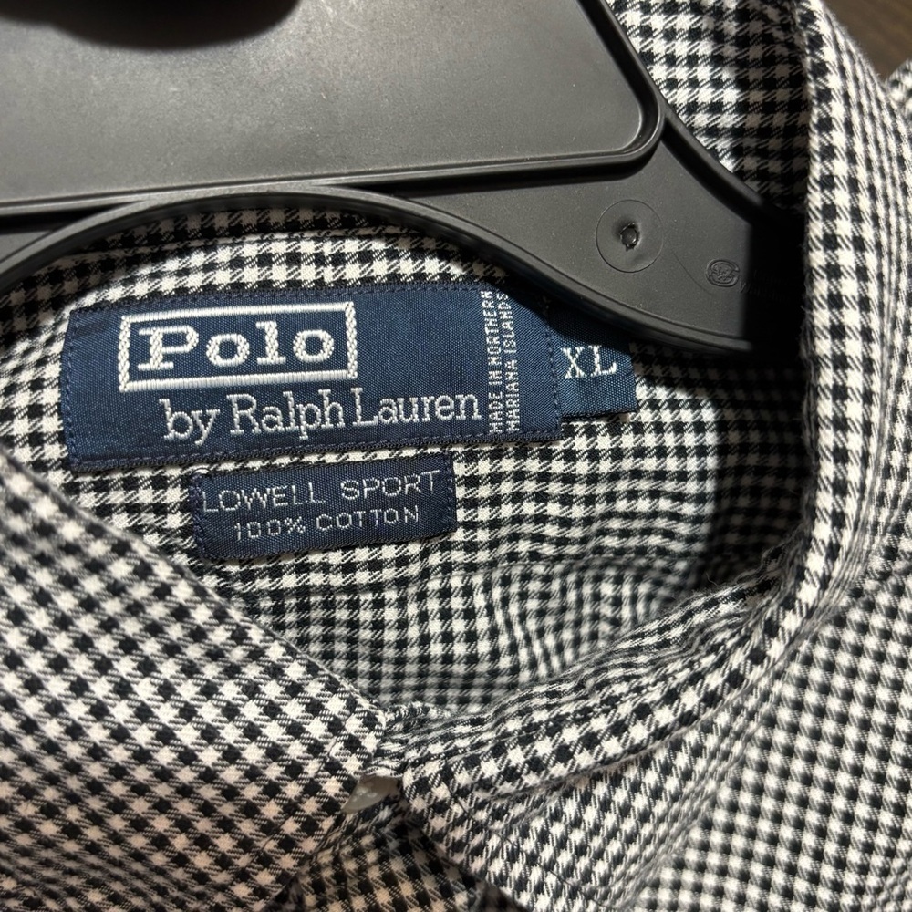 Polo Ralph Lauren Lowell Sport Plaid Button Up Long Sleeve Shirt size XL - Picture 4 of 7